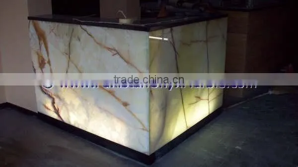 New Arrive Factory Price LIGHT LIGHT GREEN ONYX COUNTERTOPS photo-5
