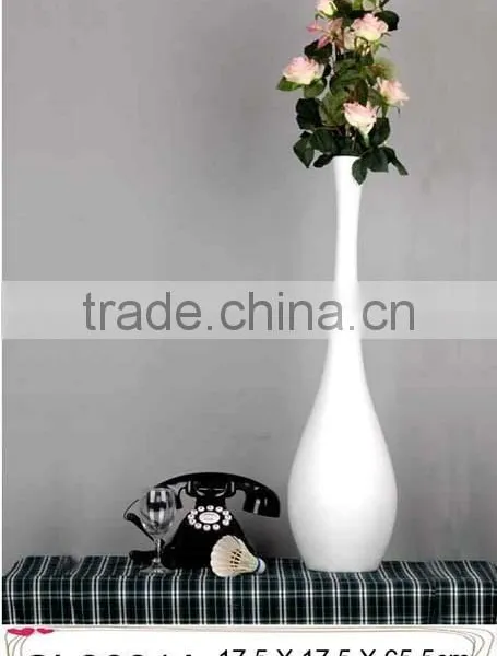 Wholesale Decorative Standing Fibreglass Lacquered Vase photo-2