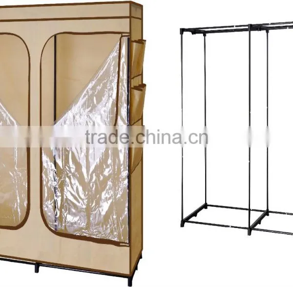 Store More Non Woven Beige PVC Window Bedroom Wall Wardrobe photo-2