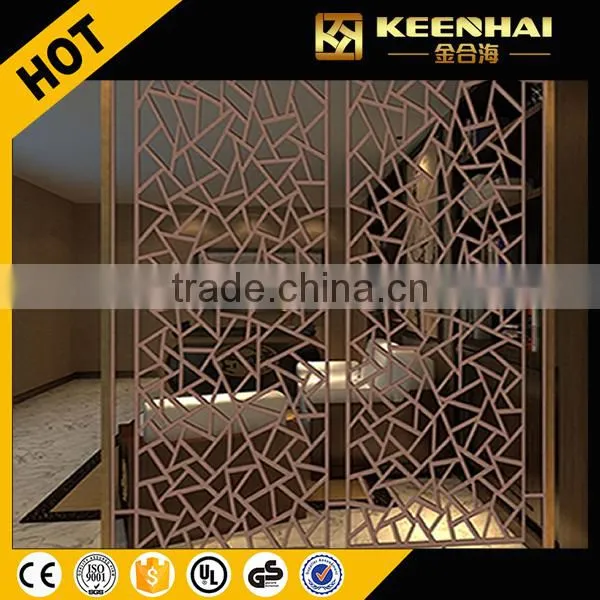 Keenhai Custom-Made Decorative Stainless Steel Folding Room Divider photo-2
