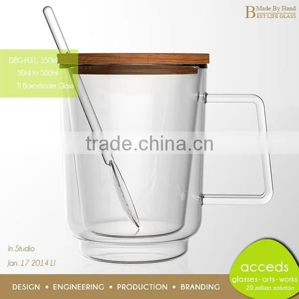 Hand Made Decoration Heat-Resistant Creative Borosilicatate Special Cups photo-3