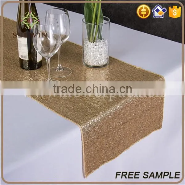 Luxury Glittering Sequin Table Runners for Wedding/banquet Decoration photo-5