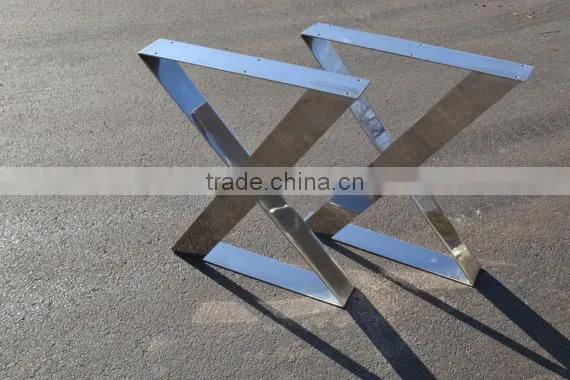 Furniture Accessories Flat Steel Black Iron 16 Inch Coffee Table Leg photo-4