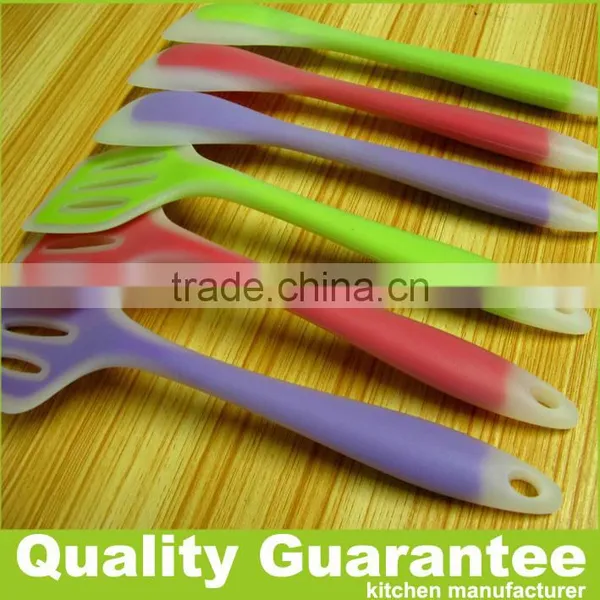 2016 New Set of 7 /5 Silicone Kitchen Cooking Tool Set Silicone Utensil Set Solid Silicone Kitchen Utensils Set photo-3