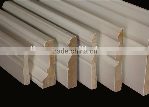 Wood Plaster Gesso Coat Skirting Board/MDF Skirting Board photo-3