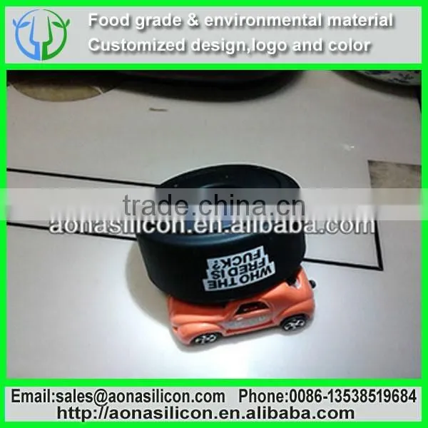 Round Green Smoking Cool Silicone Ashtray,smoking Table Ashtray/antique Silicone Ashtrays With Cheap Price