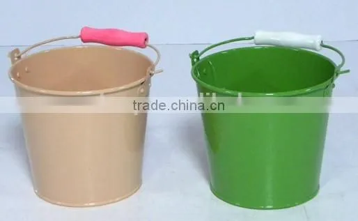 Bucket With Wooden Handle, MSO-042 photo-3