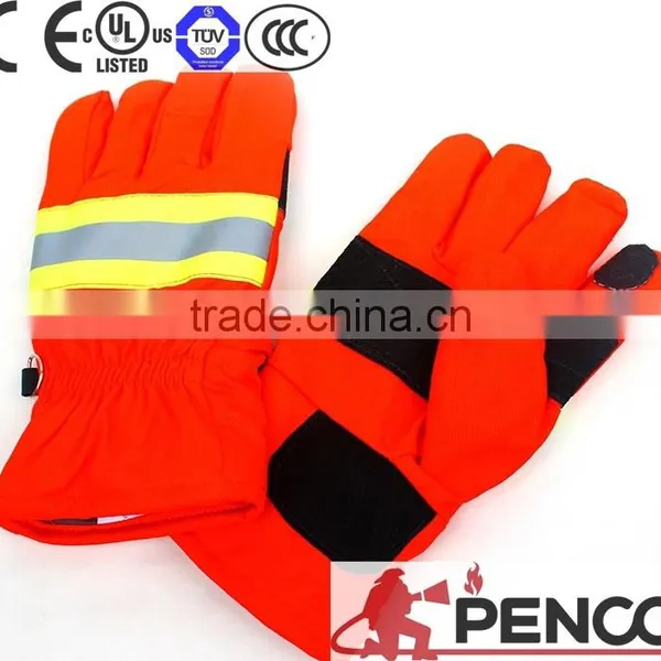 Firefight Safety Fire Retardant Cleaner Worker Engineer Police Fireman Hand Protected Safety Security Gloves photo-2