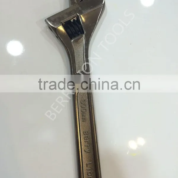 Berrylion Black Nickel Adjustable Wrench 8"/200mm Black Finished Adjustable Wrench photo-4