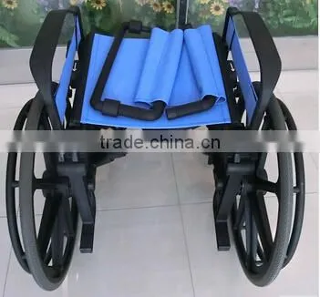 Rehabilitation Therapy Supplies Topmedi TAW950BEF1 Plastic Manual Handicapped Wheelchair Made in China photo-4