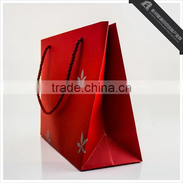 High Quality Matt Shopping Paper Bag/Fashionable Clothing Packaging Bag photo-3