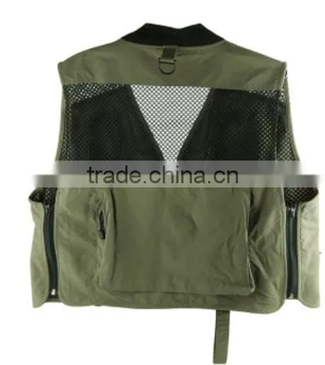 Black High Visibility Safety Vest Fishing Safety Vest photo-2