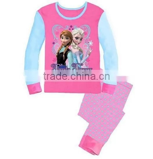Wholesale Hot Sell Popular Kids Frozen Pajamas, Frozen Elsa Dress Wholesale photo-3