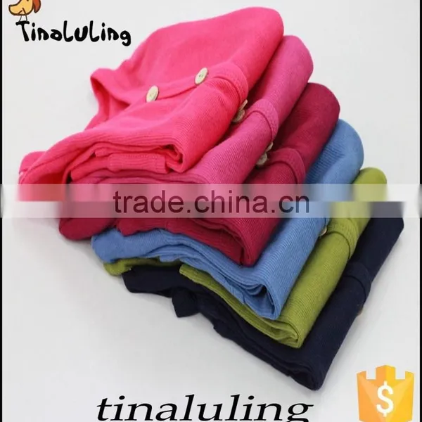 Woolen Sweater Designs for Children Wholesale Kids Cardigans With Pocket photo-4
