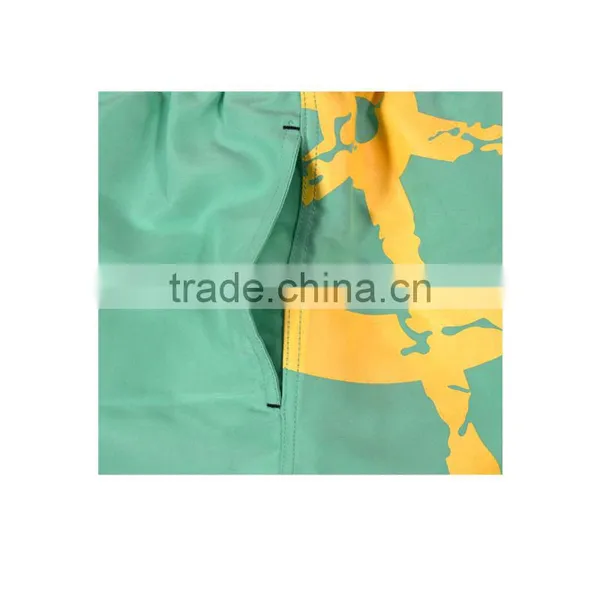Microfiber Brushed Polyester Fabric Blank Board Shorts Wholesale Plastisol Print photo-3