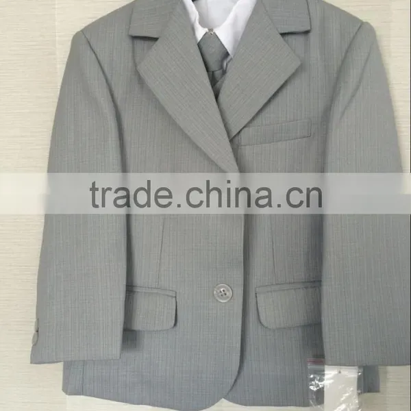 2017 New Style Latest Design China Polyester Boy Suit Factory photo-2