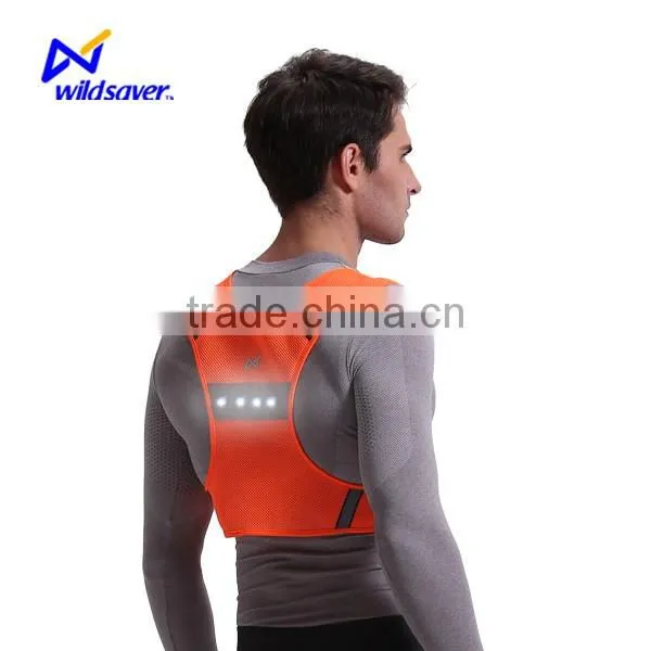 Wildsaver Running LED Warning Summer Sports Wear Men photo-2