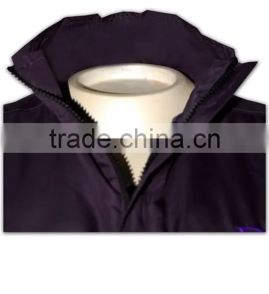 China Manufactory High Quality Stiff Neck Fitted Sleeveless Nylon Puffy Vest photo-5