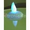 Seven Colors HIPS Plastic Water Floating Led Tealight Candles