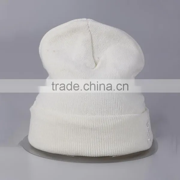 Wholesale Custom Winter Funky Free Polyester Fabric Knitted Beanie photo-4