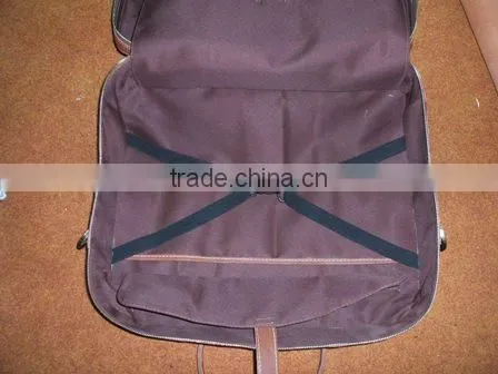 High Quality Genuine Cow Light Brown Leather Travel Briefcase Leather Bag photo-4