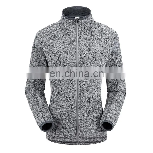 Hot Sale Running Sports Hacci Fabric Jacket For Unisex photo-2