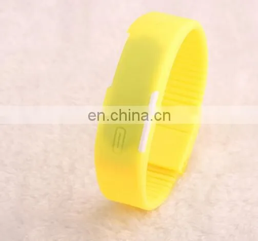 Wholesale Mix 10colors LED Touch Screen Bracelet Couple Tables Silicone Mini Electronic Watch New Fashion Men Women WATCH photo-6