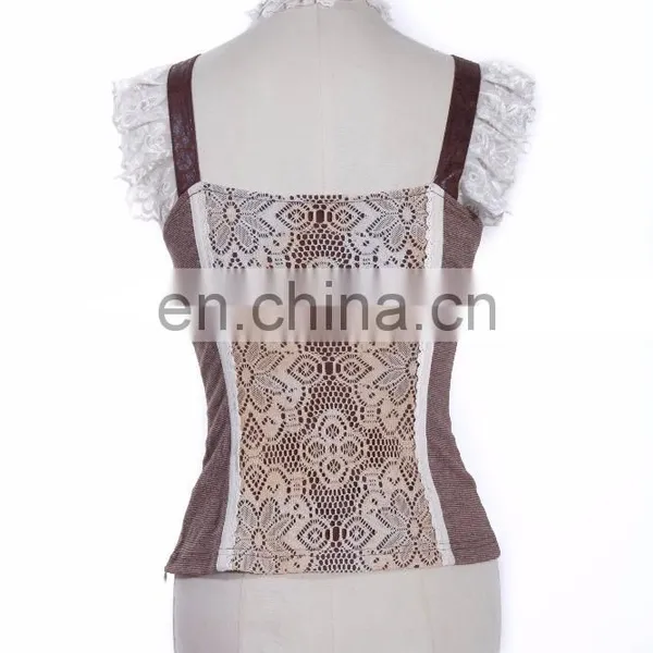 Steampunk Sleeveless Gothic Style Top photo-3