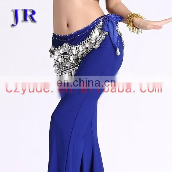 Cheap 400 Coins Belly Dance Hip Scarf With Silver Coins Y-2008# photo-3