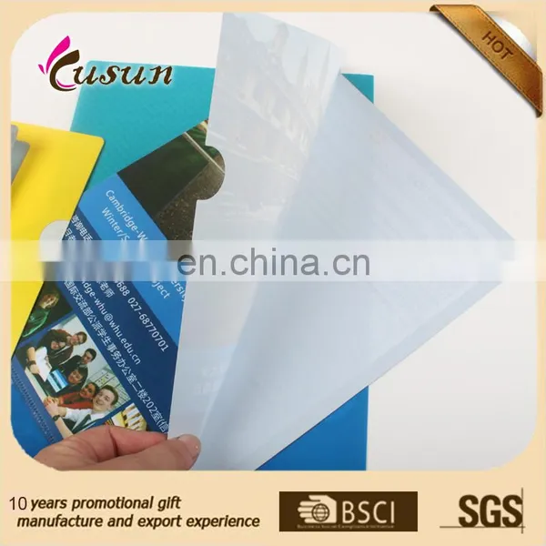 Custom Promotional A4 Size L Shape File Folder photo-3