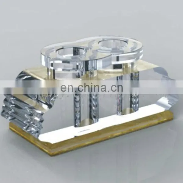 High Clear Transparent With Two Holder Acrylic Microphone Holder