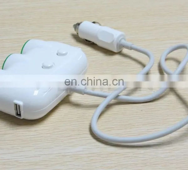 DC 12V 24V Dual USB Charger Car Cigarette Lighter Socket Adapter photo-2