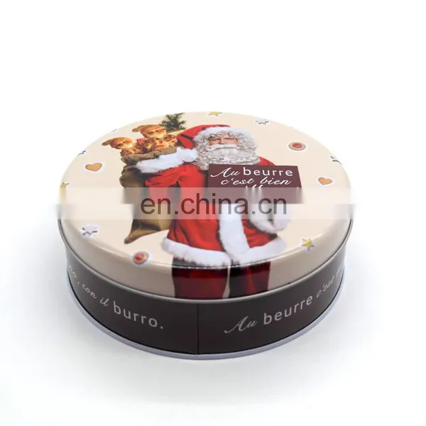 Direct Factory Christmas Round Gift Tin Box Wholesale photo-2