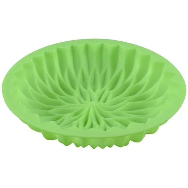 Free Sample Food Grade Heat Resistant Nontoxic Silicone Mousse Cake Friandises Pudding Baking Mold Tool Round Shape photo-4
