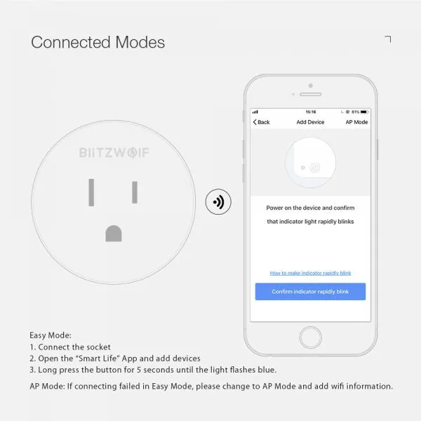 WIFI Smart Socket Work With Alexa Google Remote Control Timing Switch-110V US Plug photo-3