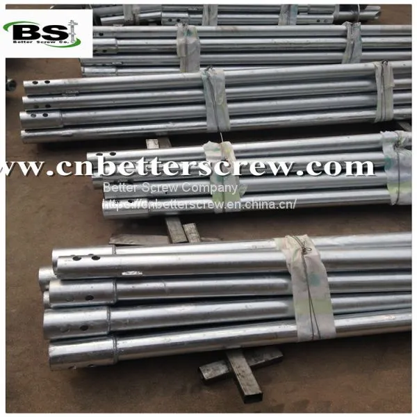 Round Shaft Helical Screw Pile for Building photo-4