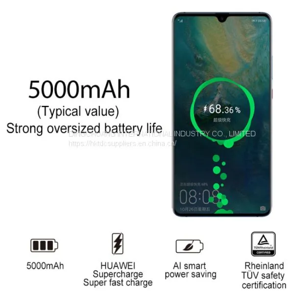 Online in Stock, Huawei Mate 20 X,Triple Back Cameras 8GB+256GB , Huawei Mate Mobile Phone (Silver)