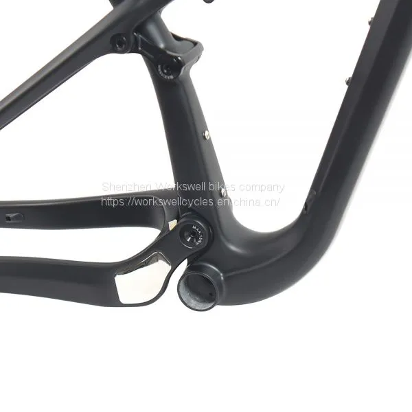 Full Suspension Frame Carbon Fiber 650B Bicycle Parts Mountain Frameset 27.5 photo-3