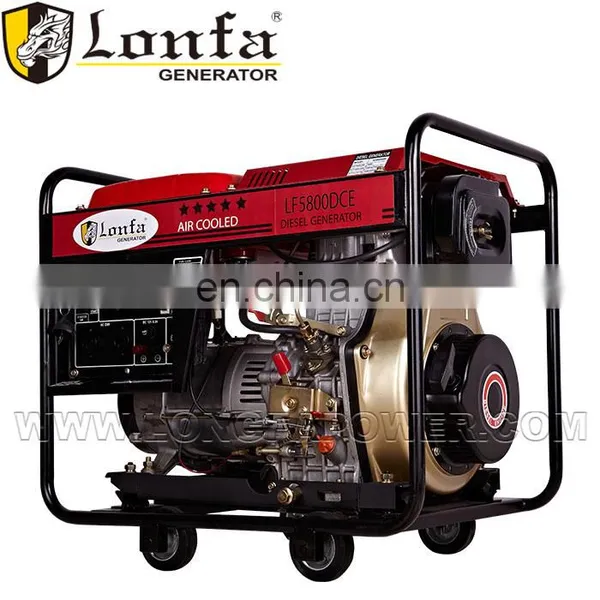 5000W Open Type Diesel Generator Set With Handle and Wheels photo-4