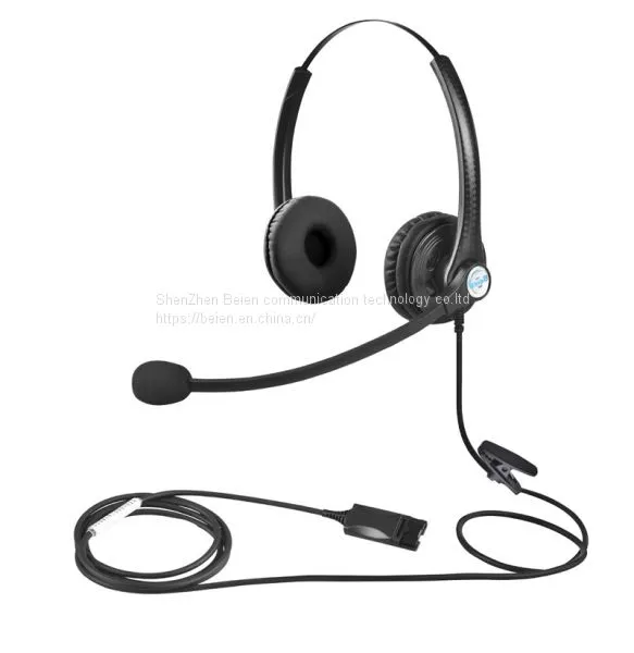 China Beien A26 QD Telephone Call Center Headset Noise-cancelling Headset Customer Service Gaming Headset photo-2