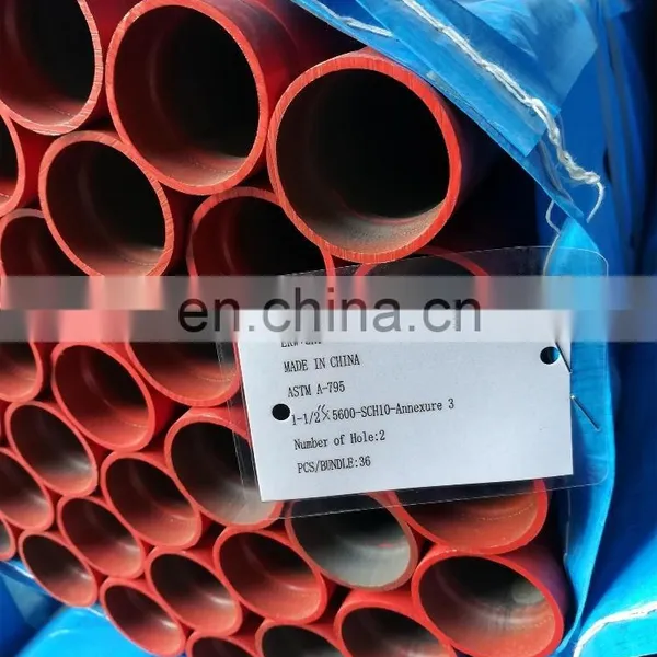 Astma135 Sch10 Metallic Sprinkler Fire Carbon Steel Pipe photo-5