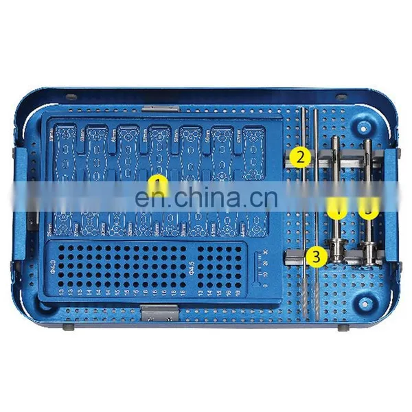 Orthopedic Surgical Instruments Spinal Anterior Cervical Plate System Instrument Set for Cervical Surgery Spine photo-5
