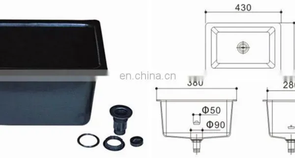 Acid Resistant Laboratory Furniture Larger PP Sink photo-5