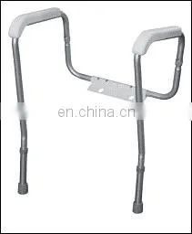 HDPE Easy Lock CE Patient Toilet Seat Commode Safety Arm Rest Frame for the Elderly photo-3