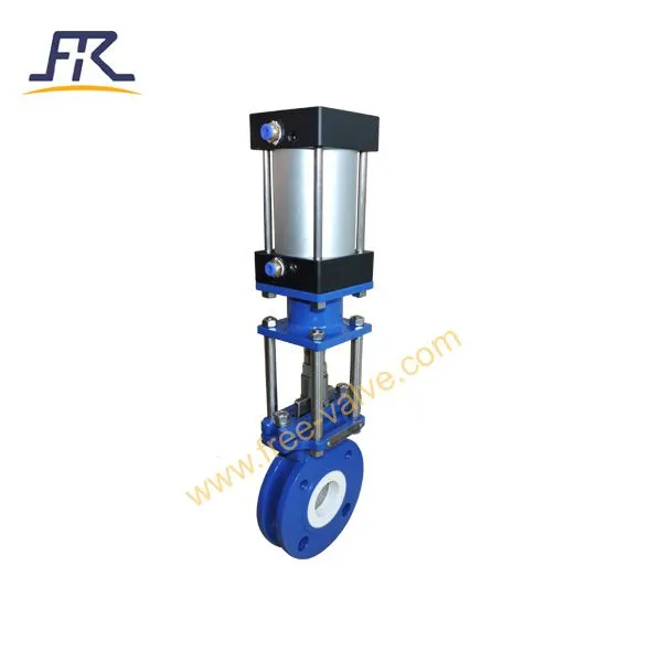 Pneumatic Ceramic Lined Knife Gate Valve photo-2