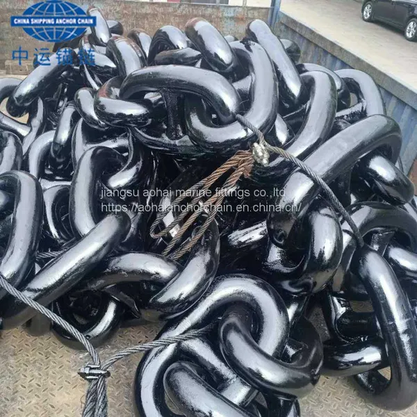 China Marine Anchor Chain Factory Aohai Anchor Chain Supplier photo-3