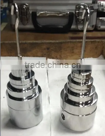 Stainless Slotted Weight Set With Hanger photo-2