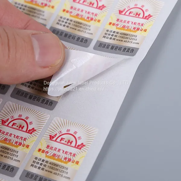 Bar Code 3d Hologram Sticker Label,anti Tamper Custom Logo Printing Hologram Stickers photo-3