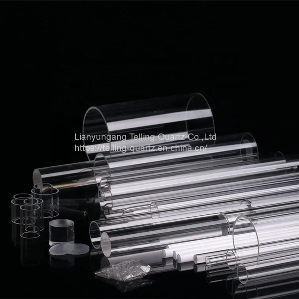 Heat Resistant Quartz Glass Cylinder Tube Fused Silica Transparent Quartz Tubes photo-5
