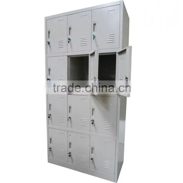 Luoyang Factory Knock Down 12 Door Storage Metal Parcel Locker photo-4